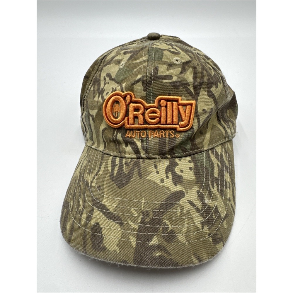 Vintage Style O'Reilly Auto Parts Strapback Baseball Cap Multi Adjustable Camo